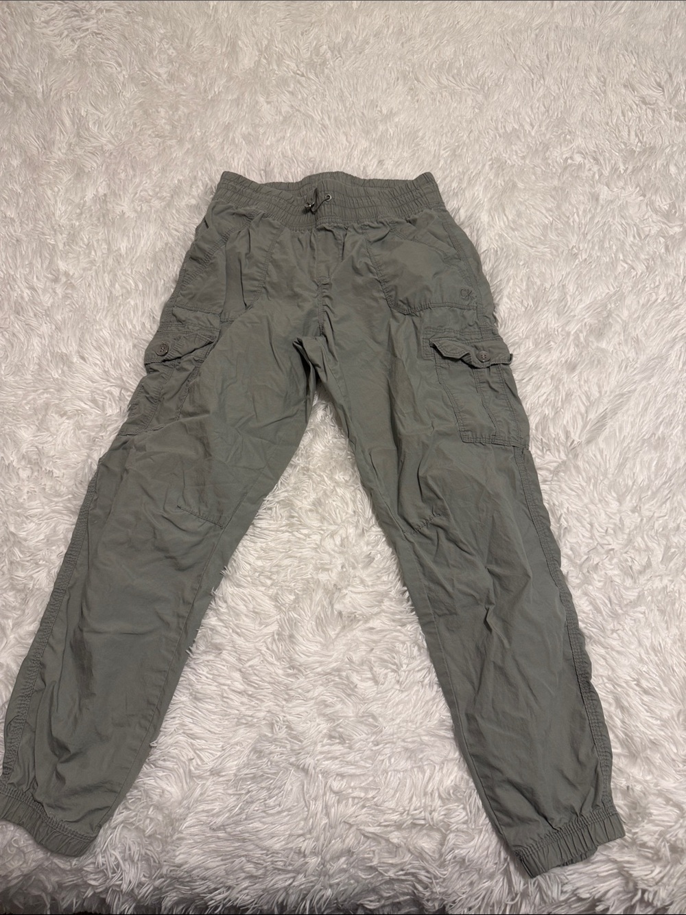 Calvin Klein Performance Olive Green Cargo Joggers
